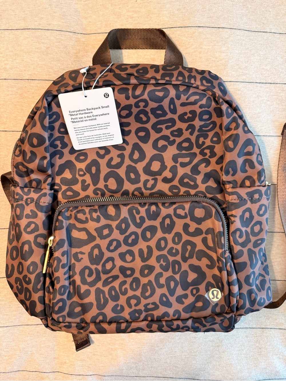 lululemon athletica Everywhere Backpack Small - Brown Leopard